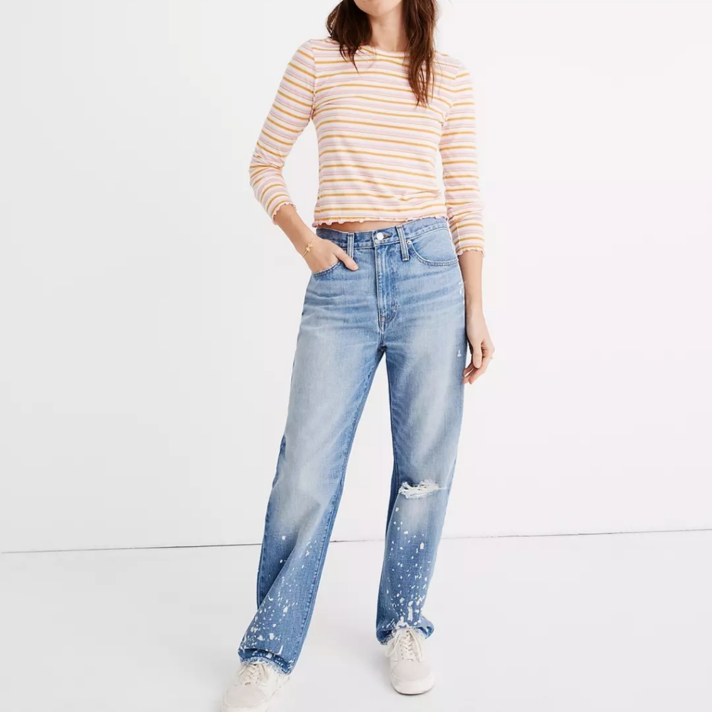 Madewell The Dadjean: Bleached Edition